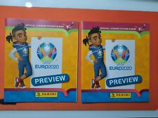 Panini EURO 2020 preview official stickers empty album LOT 2 soccer european 