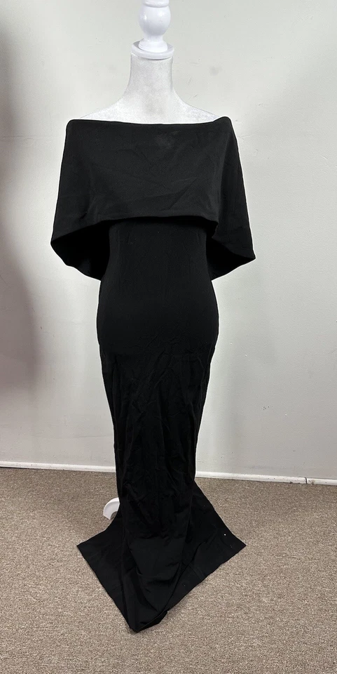 Nicole Miller Women’s Black Color Off The Shoulder Dress Size 4  - Image 1 of 4