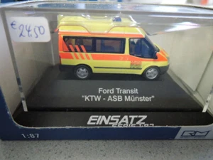 Rietze 50726 Ford Transit KTW ASB Münster en PC y embalaje original (1010) - Imagen 1 de 2