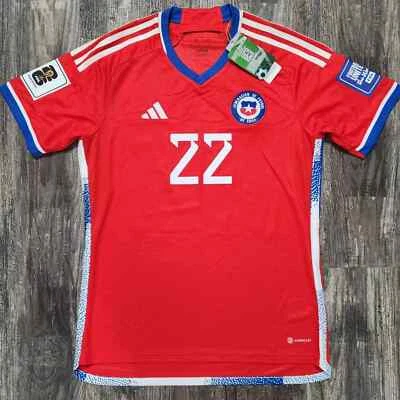 2023 Adidas Chile Home Soccer Jersey Ben Brereton Diaz Men M Blackburn EPL - Image 1 of 4