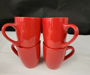 Royal Norfolk POP of Red Kaffeetasse Tassen Menge 4 Top Zustand - WOW! - Bild 1 von 11
