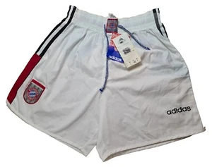 1996-98 Away Kit Bayern Munich F.C. shorts adidas size M, D 6, GB 34", F 44 - Picture 1 of 10