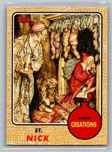 2007 Topps Santa Claus #7 St. Nick Clement Creations Christmas Trading Card - Picture 1 of 2