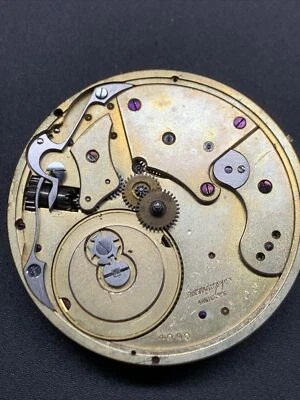 Antique P Reynaud Cie Geneve Pocket Watch Cylinder Movement Enamel Dial - Image 1 of 4