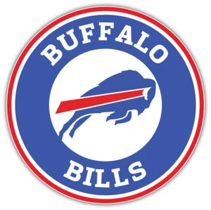Buffalo Bills Combo Logo NFL Sport Auto Stoßstange Aufkleber Aufkleber "GRÖSSEN" - Bild 1 von 1