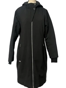 Spyder Women’s Size Large Insulated Black Winter jacket Hooded Full Zip - Picture 1 of 16