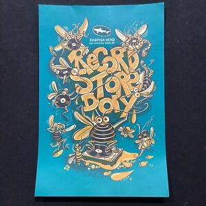 RECORD STORE DAY 2023 RSD PROMO Poster 11”x17”. Dogfish Head Beer Sponsor