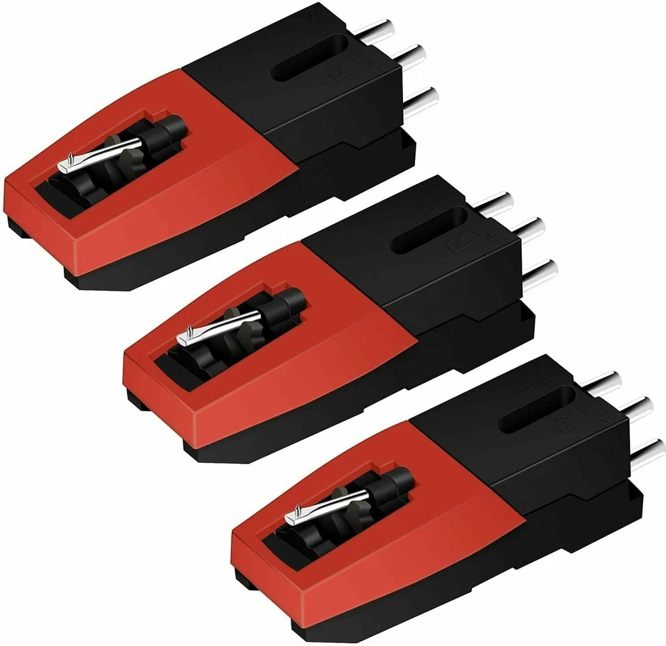DIGITNOW Record Player Needles, Stylus Replacement Needles for Turntable 3 Pack