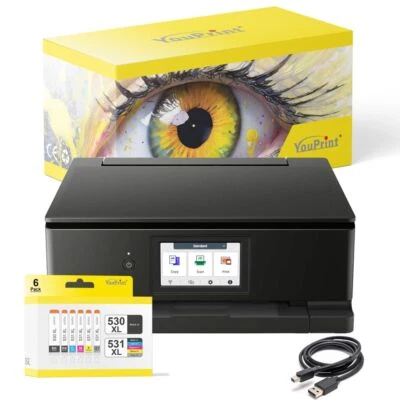 Canon PiXMA TS8750 Farbtintenstrahl Multifunktionsdrucker mit Scanner Kopierer - Bild 1 von 4