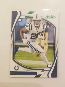 2021 Absolute Football Jonathan Taylor #13 Green Parallel Indianapolis Colts - Picture 1 of 1