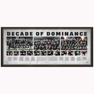 All Blacks Rugby Union Decade of Dominance Official NZRU Print Framed - 5186 - Picture 1 of 1