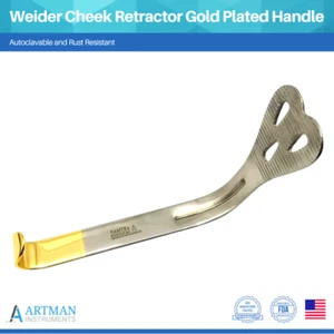 Retractor de lengua de mejillas Weider tamaño mediano quirúrgico ARTMAN - Imagen 1 de 7