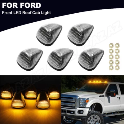 For 1999-2016 Ford F250 F350 F450 Super Duty LED Cab Roof Marker Running Lights - Image 1 of 4