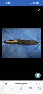 Microtech Socom Elite Two Tone Manual Stonewash M390 Knife USA Folder Tanto - Image 1 of 2