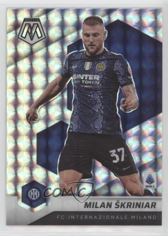 2021-22 Panini Mosaic Serie A Mosaic Prizm Milan Skriniar #138 - Image 1 of 2