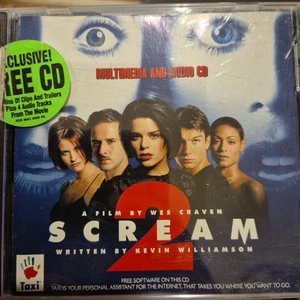 SCREAM 2 CD WES CRAVEN MOTION PICTURE SOUNDTRACK 1997 FILM MUSIC CD-ROM LTD ED. - Picture 1 of 4