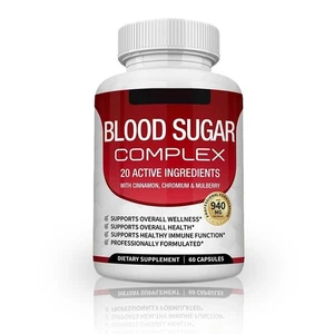 1-3PCS Blood Sugar Complex, Alpha Lipoic Acid, Herbal Blend For men and women - Picture 1 of 16