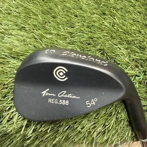 "Cuña de arena Cleveland Tour Action 588 Gunmetal negra 54 grados acero rígido diestro 35""" - Imagen 1 de 8