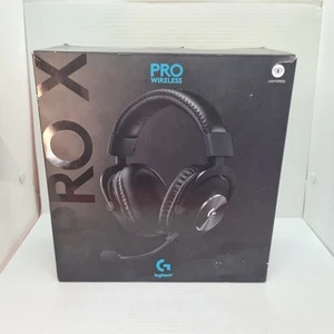 Logitech G PRO X Wireless Lightspeed Gaming Headset (Black) - Broken Dongle - Picture 1 of 13