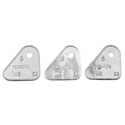 Carburetor ID Tags Aluminum Tri Power Setup Automatic 1966 Pontiac GTO 3pc - Image 1 of 4