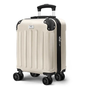 15" Underseat Suitcase CABIN BAG in BEIGE - Picture 1 of 7