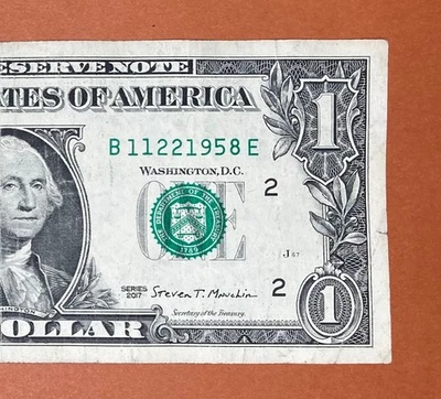 November 22, 1958 (B 11221958 E) Birthday Note $1 One Dollar Bill - Image 1 of 3