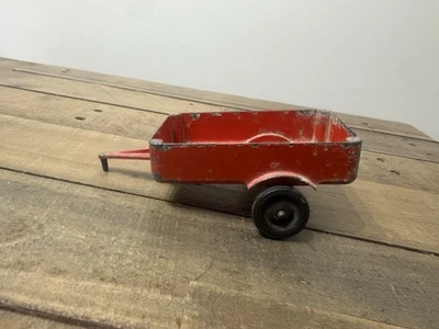 Remolque vagón vintage de aluminio fundido de 6" juguetes de seda raro Oliver John Deere Ertl Foto 1 de 4