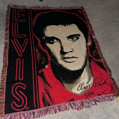 Manta Elvis Presley 100 % acrílico a granel Northwest Company hecha en EE. UU. Foto 1 de 4