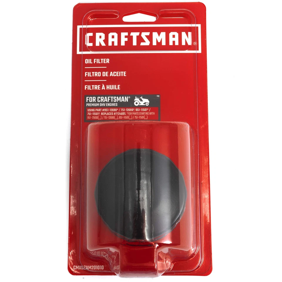 Filtro de aceite Craftsman negro CMXGZAM201010 751-12690 Foto 1 de 4