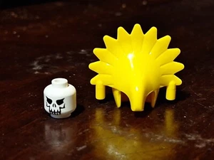 Lego Orient Jungle Headdress Yellow & Skull - Picture 1 of 8