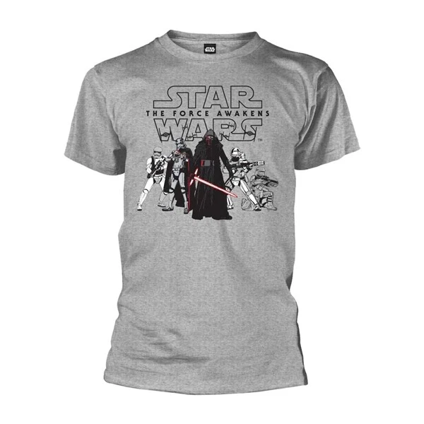 Star Wars The force awakens - First Order  GREY T-Shirt - Image 1 of 1