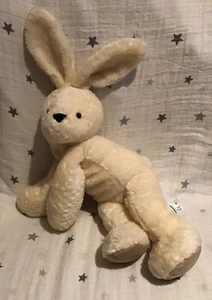 Mothercare Laying Down Bunny Rabbit Plush Soft Toy Comforter 35cm Vintage - Picture 1 of 7