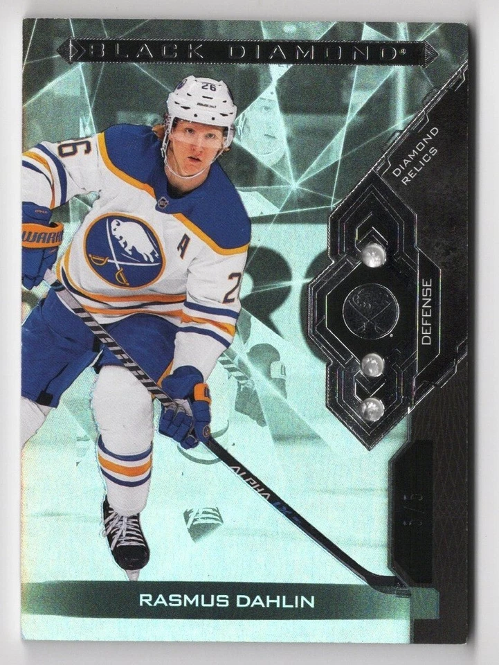 2022-23 Black Diamond Diamond Relics Triple Diamond #BDB-RD Rasmus Dahlin 5/5 !! - Image 1 of 1