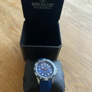 New Mens Swiss Military Hanowa wristwatch watcch Sapphire - Picture 1 of 13