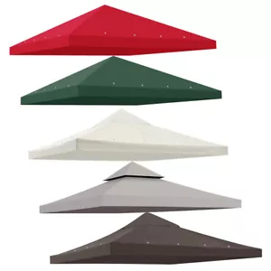Telaio Superiore Gazebo Baldacchino Sostituzione UV30+2 Strati Baldacchino Protettivo 200 g/mq - Foto 1 di 16