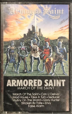 Armored Saint - March Of The Saint Cassette 1984 FVT 41476 - Image 1 of 2