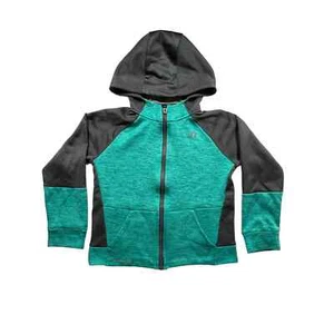 Russell Athletic Youth Jacket Green and Black Small (6-7) Dri Power 360 - Picture 1 of 4
