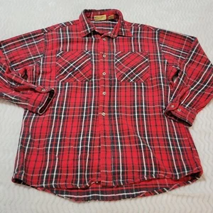 Vintage Big Mac Flannel Button Up Shirt Mens XLT Plaid Lumberjack St John's Bay - Picture 1 of 9