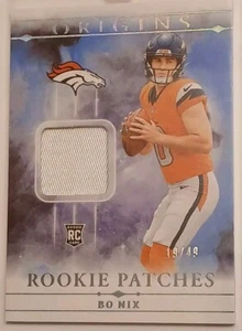 ⏫️🔥 /49 BO NIX 2024 PANINI ORIGINS RC ROOKIE PATCHES PURPLE BLUE GOLD HOLO ROY - Picture 1 of 9