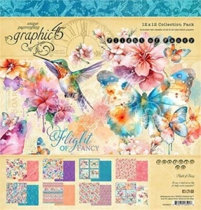 Graphic 45 Collection Pack 12"X12"-Flight Of Fancy - Picture 1 of 1