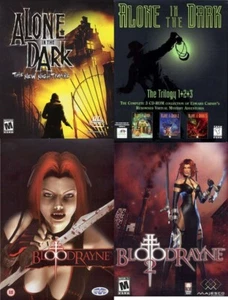 Alone in the Dark The Trilogy and The New Nightmare + BloodRayne 1 and 2 PC Game - Picture 1 of 5
