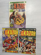 Marvel Comics Ka-Zar Lot - Lord Of The Hidden Jungle 15,16,18 Free Shipping