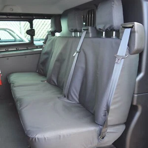 Fundas de asiento a medida para Ford Transit personalizadas doble cabina de alta resistencia - SOLO ASIENTOS TRASEROS - Imagen 1 de 1