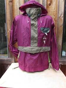 De Colección Gerry Chaqueta Anorak Con Capucha Abrigo Cortavientos Patín Color Bloque Mediano - Imagen 1 de 5