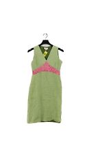 Avoca Women's Midi Dress UK 6 Green Linen with Polyester A-Line