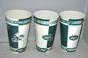 3 New York Jets Holographic Cups 16 oz. / NEW - Picture 1 of 3