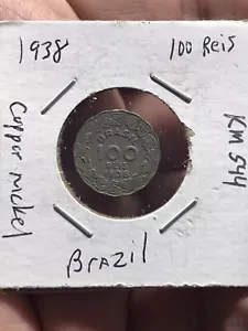 1938 Brazil 100 Reis KM 544 - Picture 1 of 4