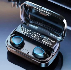 M10 TWS Casque Sans Fil Écouteur Bluetooth avec Boîtier de Charge LED Étanche - Photo 1 sur 4