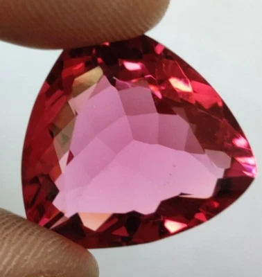 AAA+ Large Pink Tourmale 83.9 Ct. Trillion Cut Loose Gemstone Gift for Women/Her - Image 1 of 4
