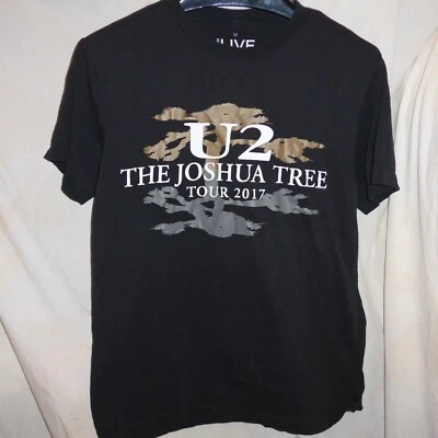 Camiseta de concierto de la gira 2017 de U2 The Joshua Tree Tour talla M Bono Edge Mullen Foto 1 de 2